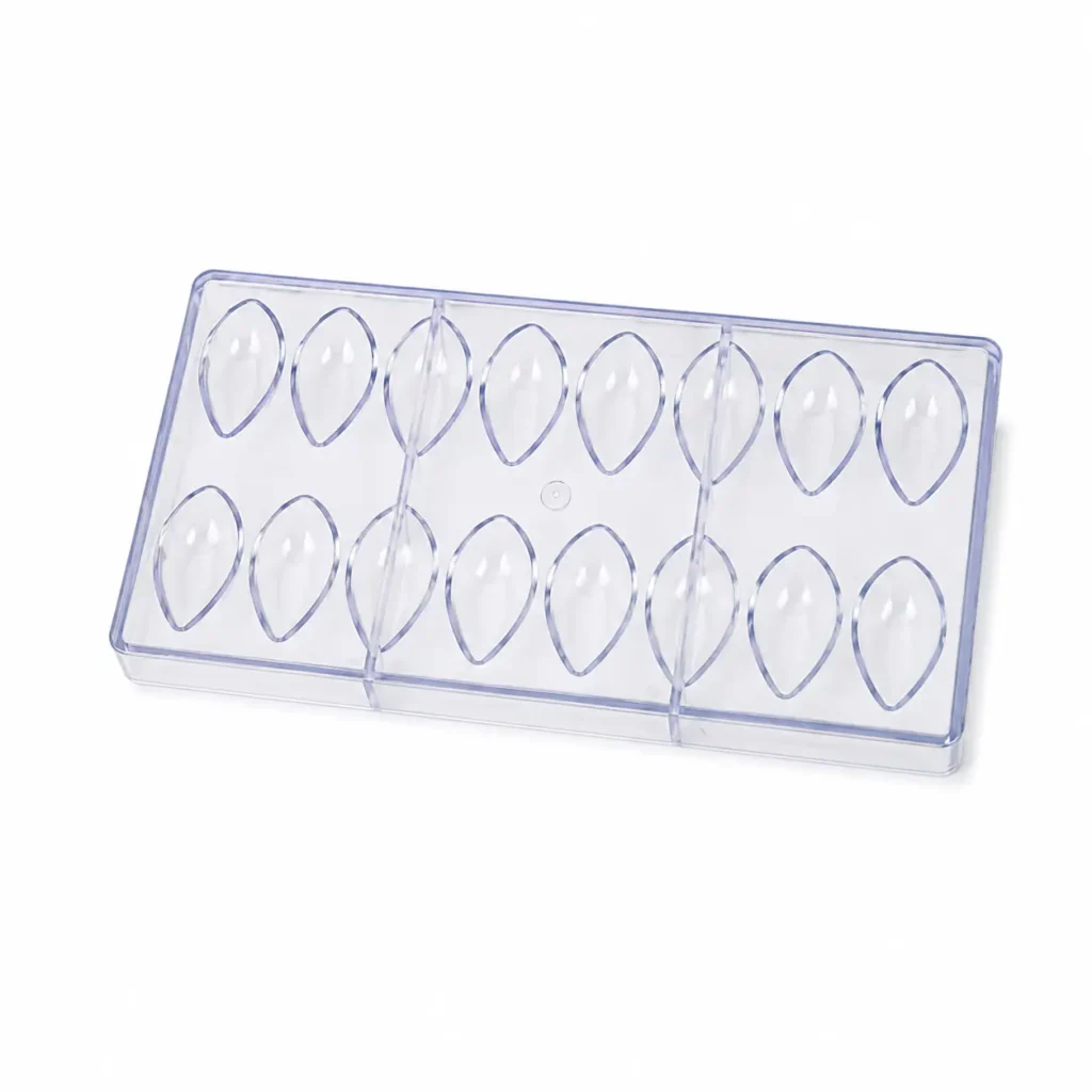 Chocolate Mold , Water Drop Shape , 16 Compartment