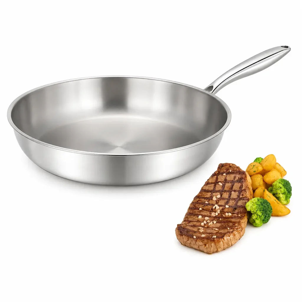 Frying Pan Stainless Steel 28cm