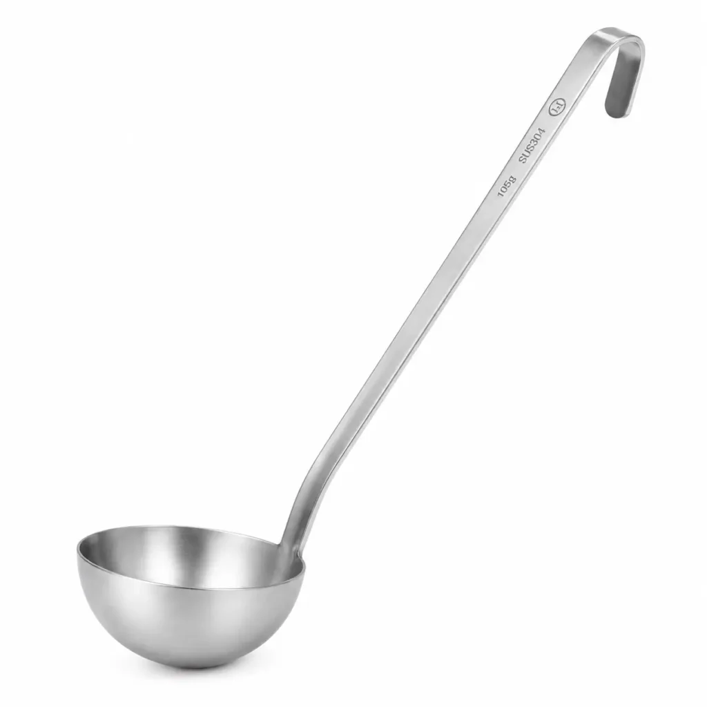 Ladle 1oz -36ml, One Piece Heavy Duty 304SS
