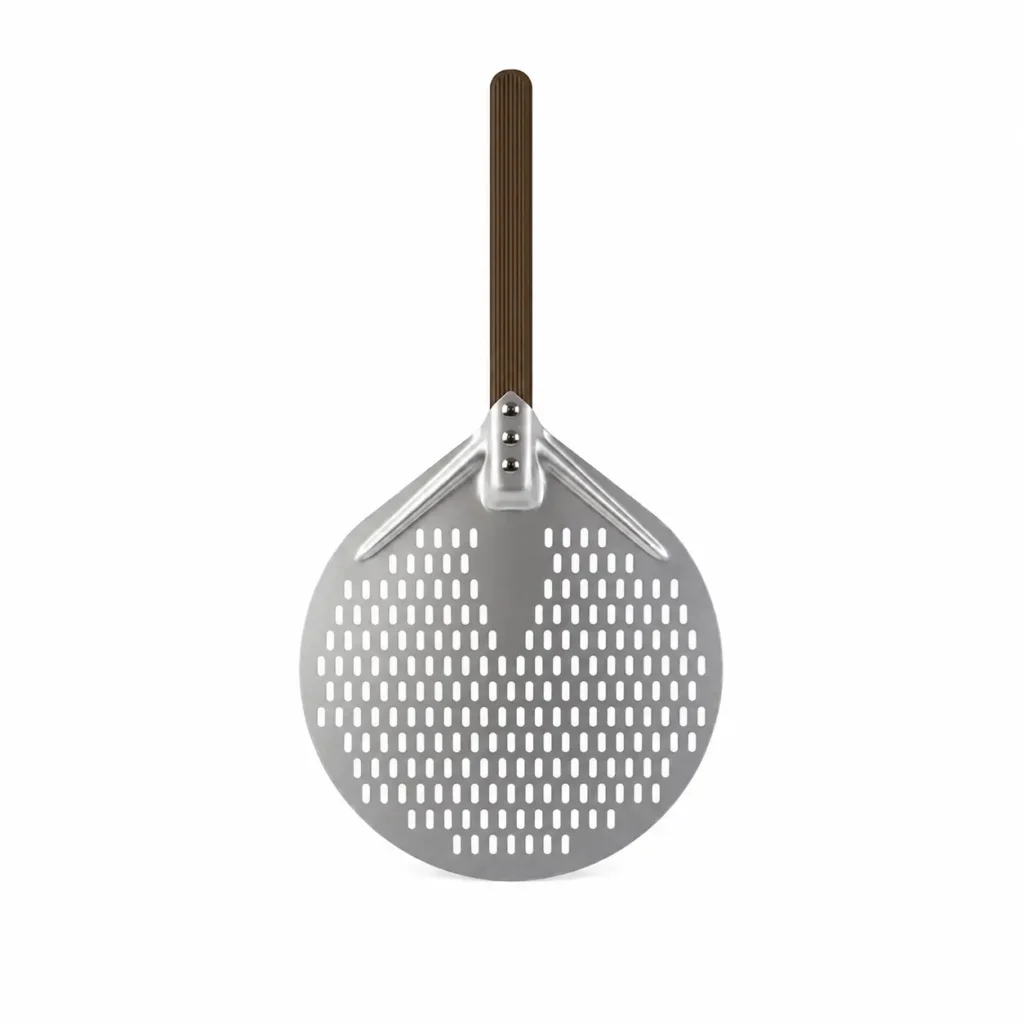 Perforated Round Aluminium Pizza Peel 120cm