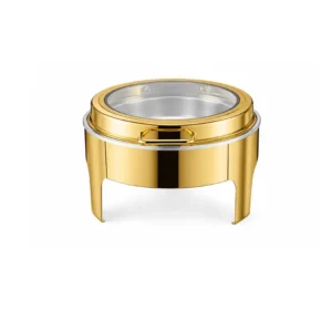 ROUND CHAFING DISH 6 LITRE SVEA GOLD HYDRAULIC