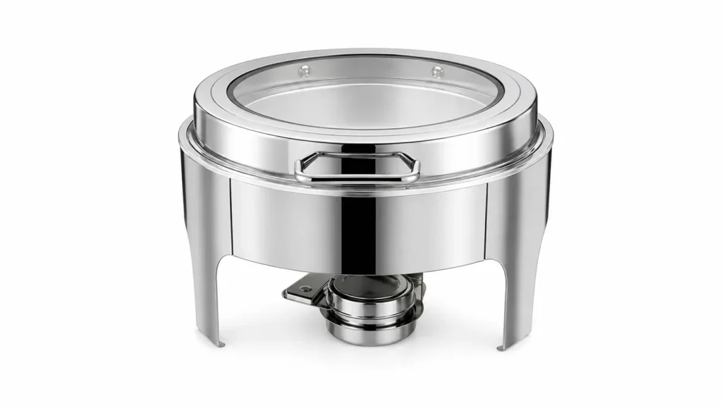 Round Chafing Dish 6 Litre Svea Silver Hydraulic