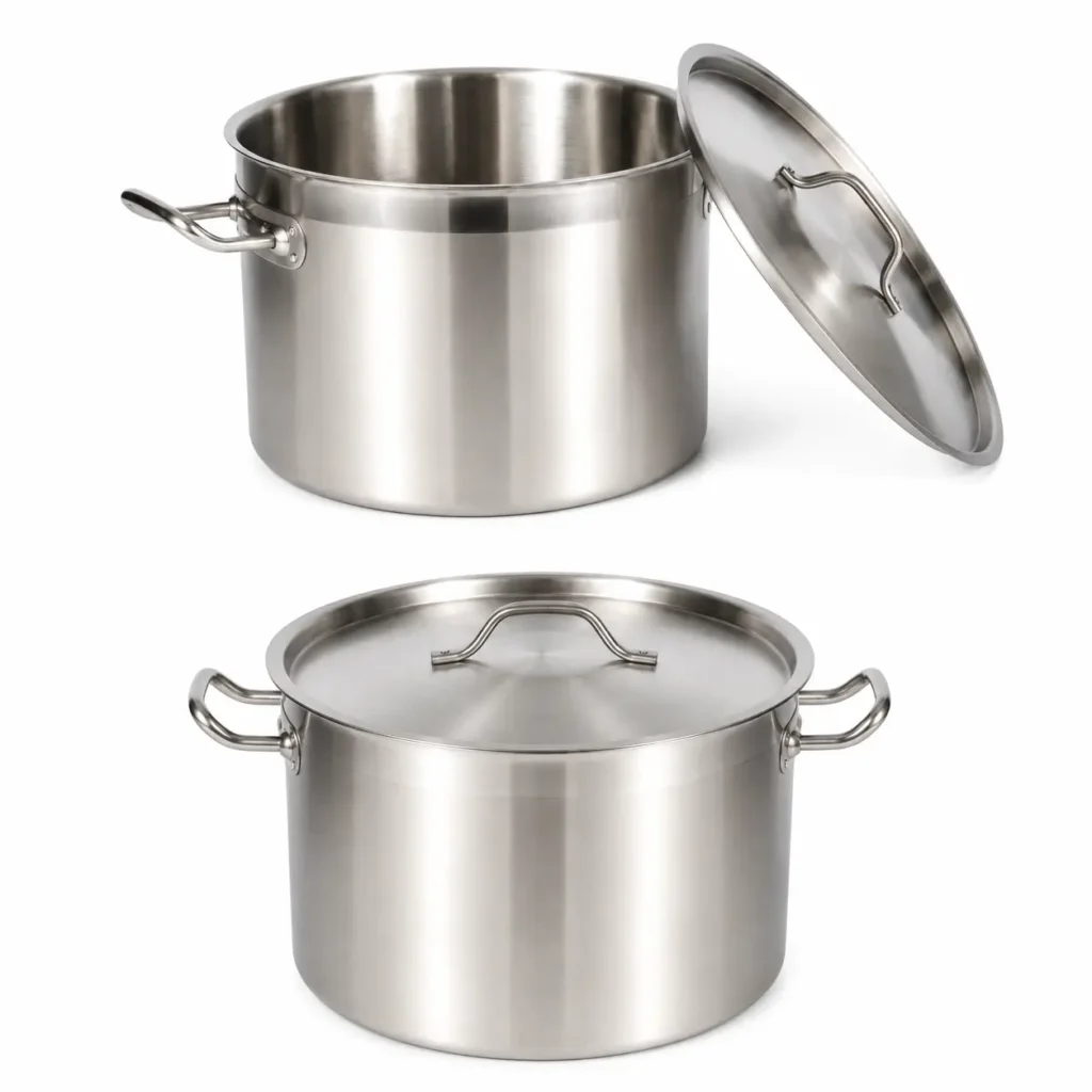Sauce Pan Stainless Steel 55×35Cm 83L 304 SS Thick Layer