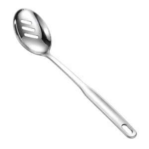 SERVING SPOON SLOTTED STAINLESS STEEL 304