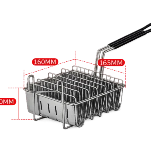 TACO FRYER BASKET 4 COMPARTMENT