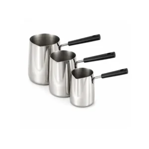 TURKISH COFFEE POT 2 PERSON 600ML, STAINLESS STEEL INDUCTION FRIENDLY