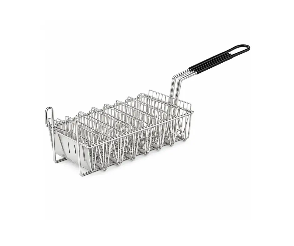 Taco Fryer Basket 8 Compartments