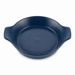 Round Dish With 2 Handle 16Cm Dark Blue