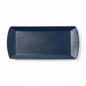 Rectangular Dark Blue Plate 35Cm