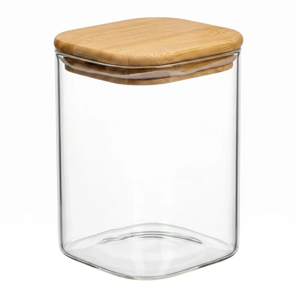Eklatant Storage Jar With Bamboo Lid