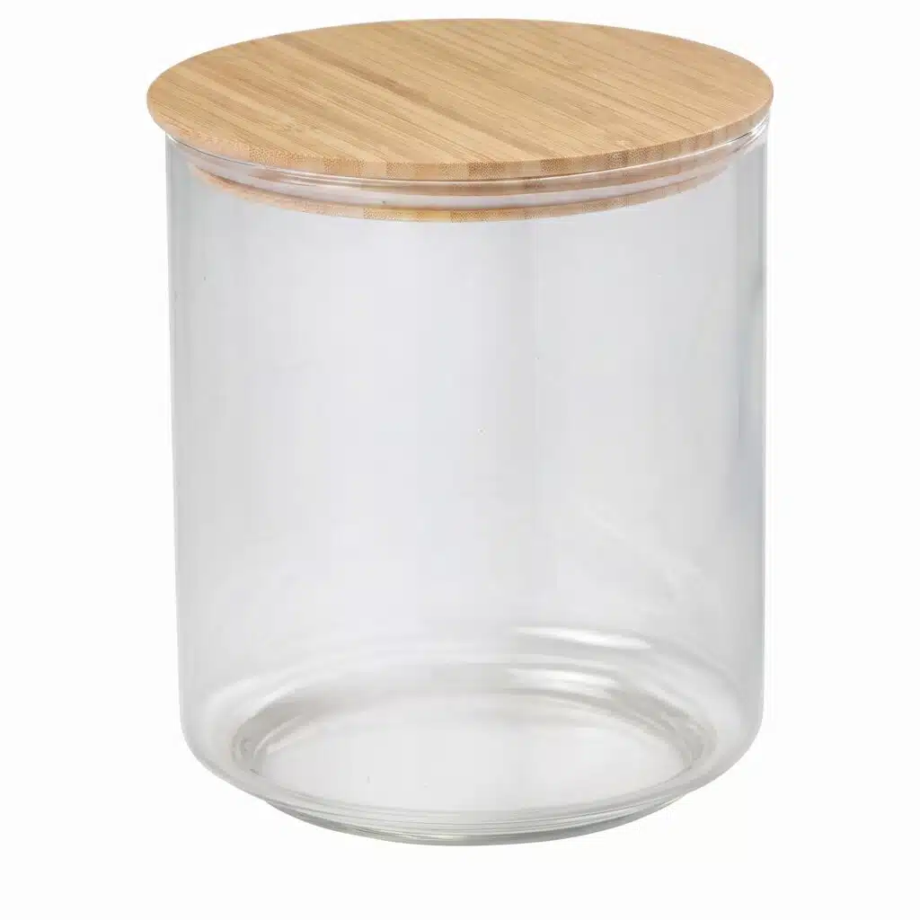 Eklatant Storage Jar With Bamboo Lid
