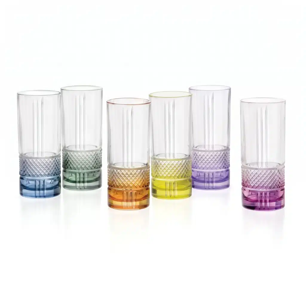 Rcr Brillante Color Hb Tumbler - 37Cl - 6 Pc Set