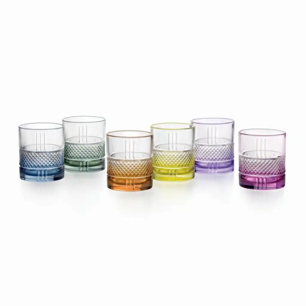 Rcr Brillante Color Dof Tumbler - 34Cl - 6 Pc Set